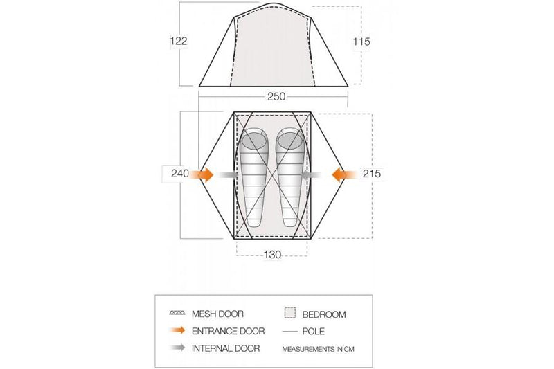 Load image into Gallery viewer, Vango Tryfan 200 2 Person Tent By Vango
