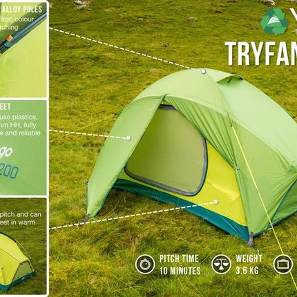 Vango Tryfan 200 2 Person Tent By Vango
