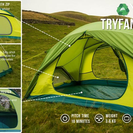 Vango Tryfan 200 2 Person Tent By Vango