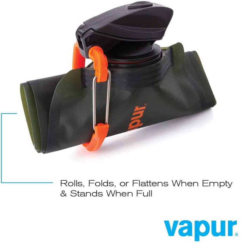 Load image into Gallery viewer, Vapur Wide Mouth 1.0L Folding Water Bottle (Various Colours) By Vapur
