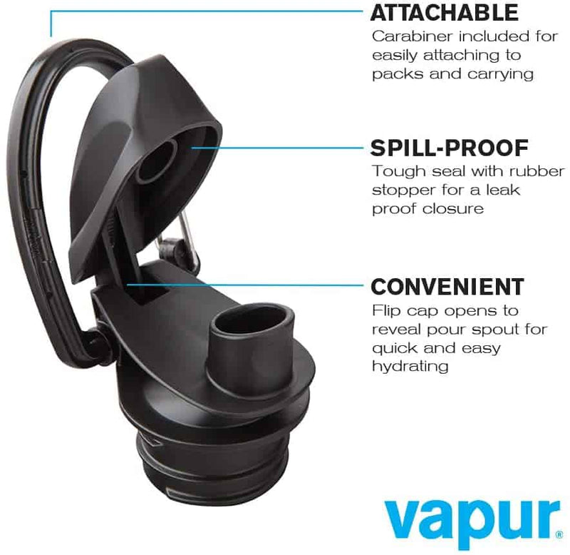 Load image into Gallery viewer, Vapur Wide Mouth 700ml Folding Water Bottle (Various Colours) By Vapur
