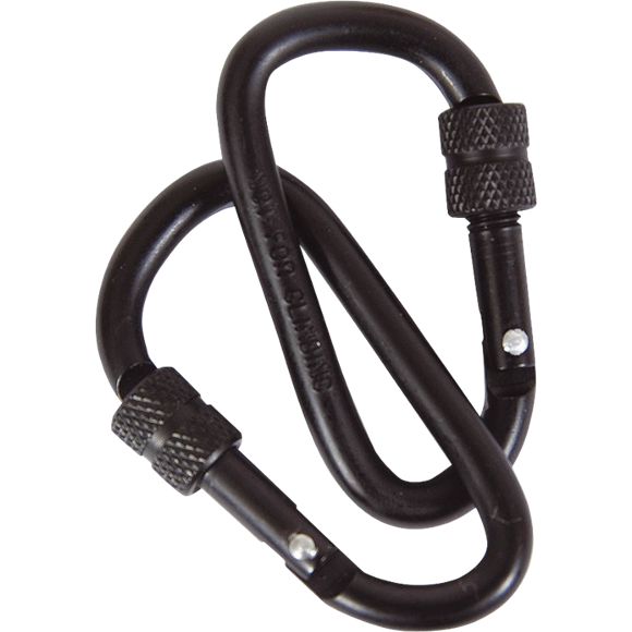 Web-Tex Warrior Locking Carabiners (Various Sizes) By Web-Tex