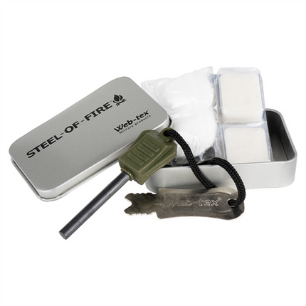Web-Tex Steel-of-Fire Starter Kit By Thatchreed