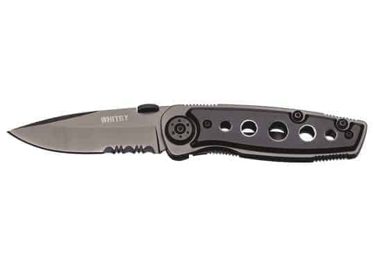Whitby Black Gun Metal Lock Knife (2.5") By Whitby Knives and Gear