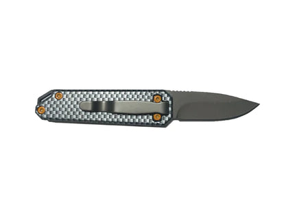 Whitby LEVEN EDC Pocket Knife (1.75") - Carbon Fibre Pattern By Whitby Knives and Gear