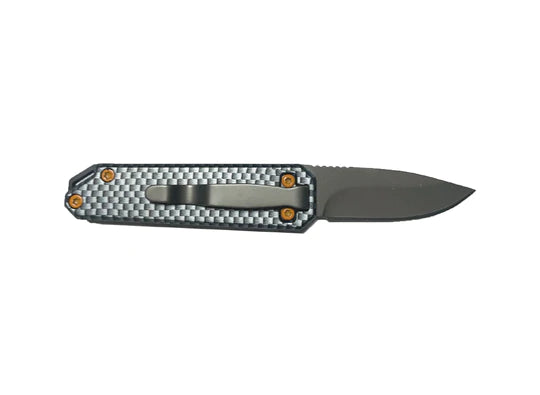 Whitby LEVEN EDC Pocket Knife (1.75") - Carbon Fibre Pattern By Whitby Knives and Gear