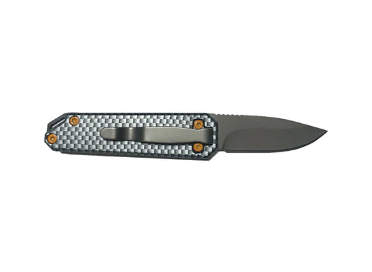 Whitby LEVEN EDC Pocket Knife (1.75") - Carbon Fibre Pattern By Whitby Knives and Gear