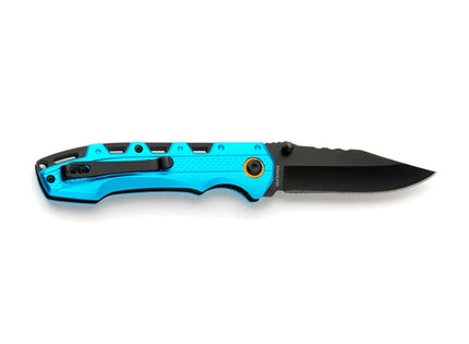 Whitby Liner Lock Knife - Blue Aluminium (3.25") By Whitby Knives and Gear