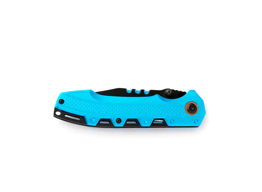 Load image into Gallery viewer, Whitby Liner Lock Knife - Blue Aluminium (3.25") By Whitby Knives and Gear
