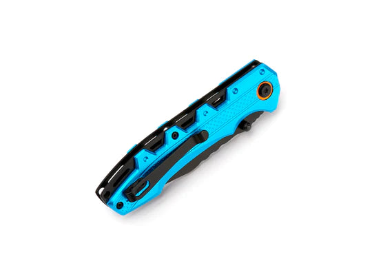 Load image into Gallery viewer, Whitby Liner Lock Knife - Blue Aluminium (3.25") By Whitby Knives and Gear
