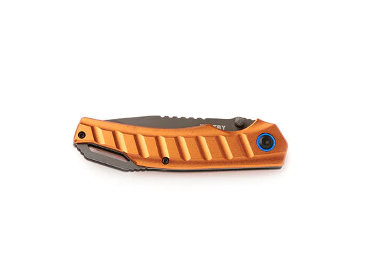 Load image into Gallery viewer, Whitby Liner Lock Knife - Bronze Aluminium (3.25") By Whitby Knives and Gear
