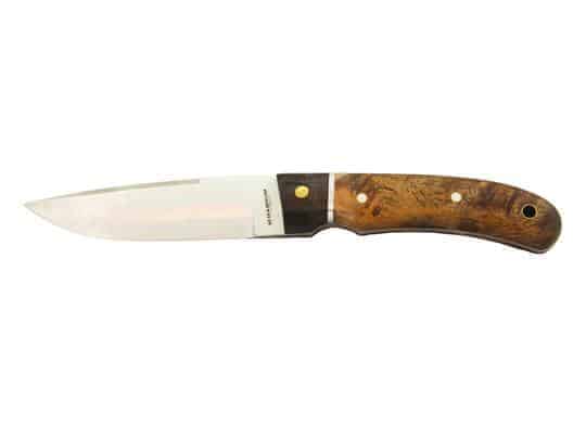 Whitby Pakkawood and Burlwood Sheath Knife (4.5") By Whitby Knives and Gear