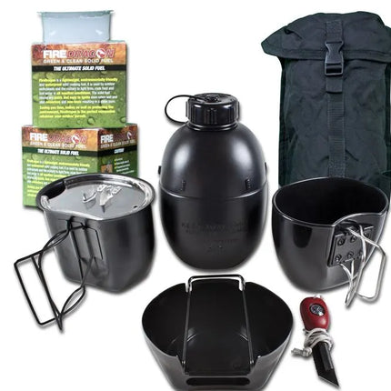 BCB Crusader Cooking System I (6 Piece Set) (Black pouch) By BCB International