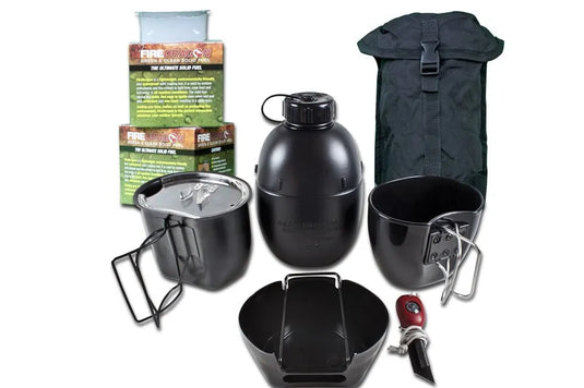 BCB Crusader Cooking System I (6 Piece Set) (Black pouch) By BCB International