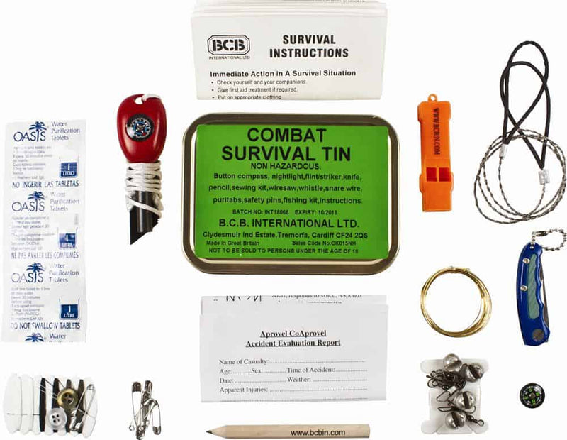 Load image into Gallery viewer, BCB Combat Survival Tin (Non Hazardous) By BCB International
