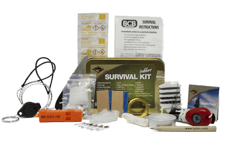 Load image into Gallery viewer, BCB TREKKER Survival Tin By BCB International
