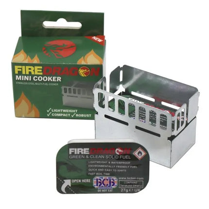 BCB FIREDRAGON Mini Cooker Mk2 (pocket sized) By BCB International