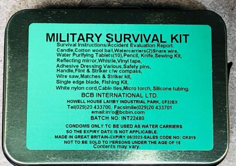 Load image into Gallery viewer, BCB Military Survival Kit By BCB International
