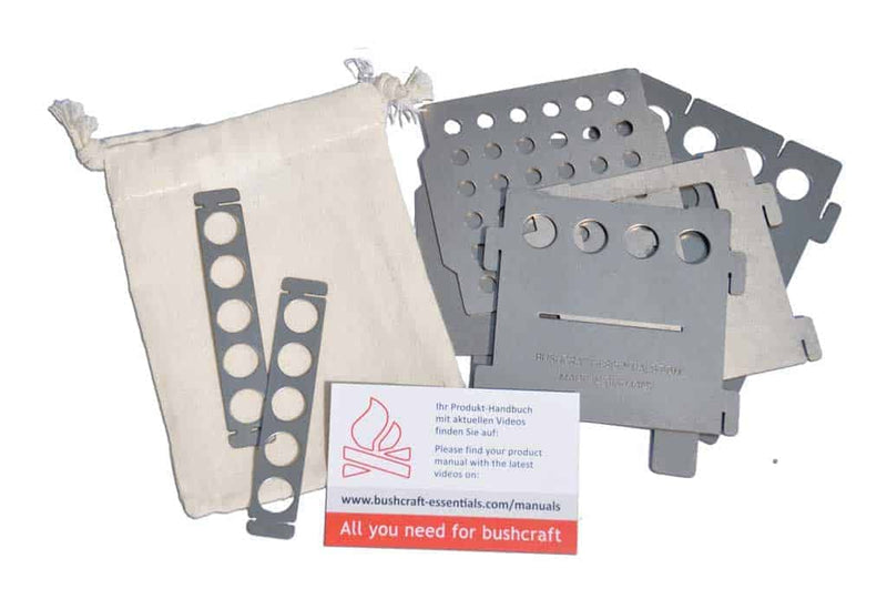 Load image into Gallery viewer, Bushbox Outdoor Pocket Stove By BushCraft Essentials
