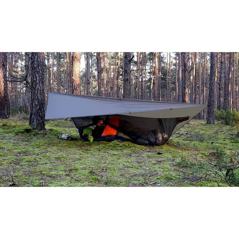 Load image into Gallery viewer, Bushmen Ultralight Tarp 2x3 - Dark Olive By Bushmen
