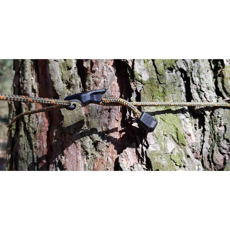 Load image into Gallery viewer, Bushmen ULTRALIGHT Tensioning Cords - Black/Orange By Bushmen

