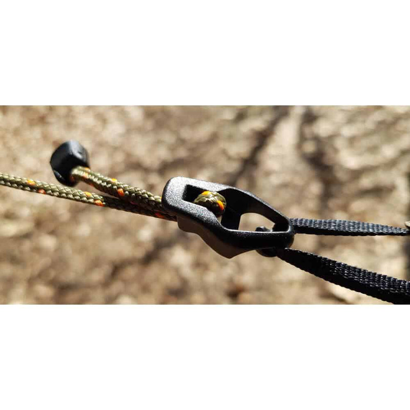 Load image into Gallery viewer, Bushmen ULTRALIGHT Tensioning Cords - Black/Orange By Bushmen
