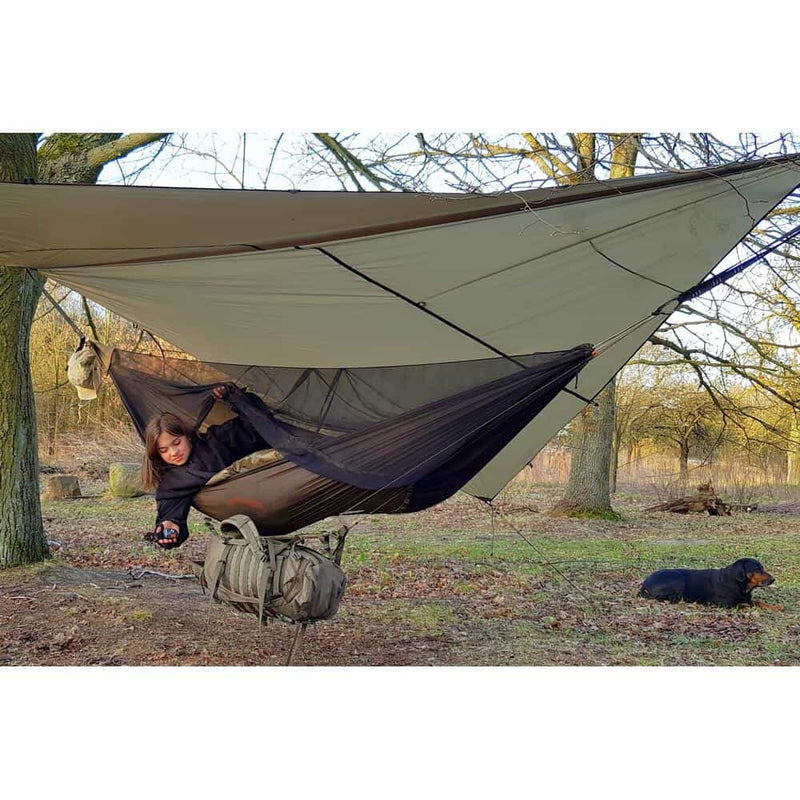Load image into Gallery viewer, Bushmen Vagabond Hammock Set – Dark Olive By Bushmen
