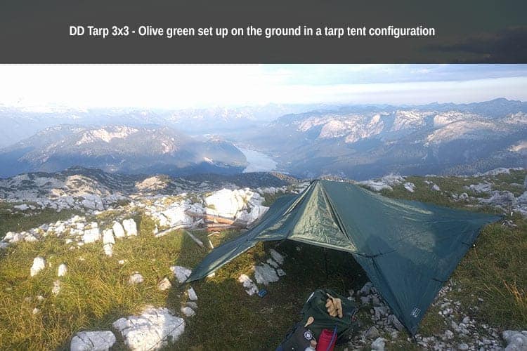Load image into Gallery viewer, DD Tarp 3x3 (Various Colours) By DD Hammocks
