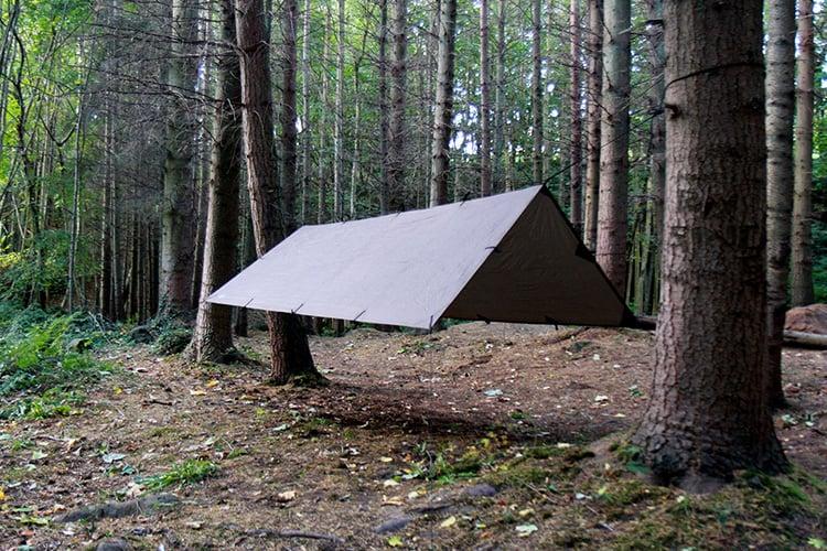 Load image into Gallery viewer, DD Hammocks DD Tarp M - 3.5m x 2.4m (Olive / Coyote) By DD Hammocks
