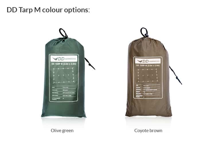Load image into Gallery viewer, DD Hammocks DD Tarp M - 3.5m x 2.4m (Olive / Coyote) By DD Hammocks

