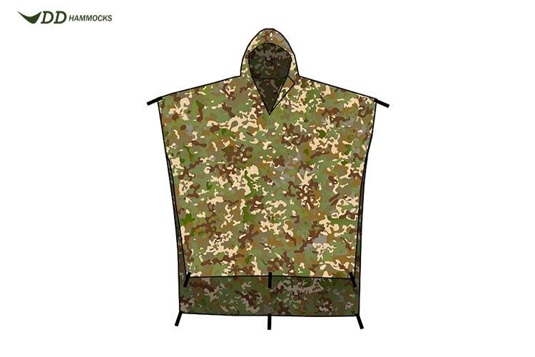 Load image into Gallery viewer, DD Hammocks Poncho Tarp - Multi Camo By DD Hammocks
