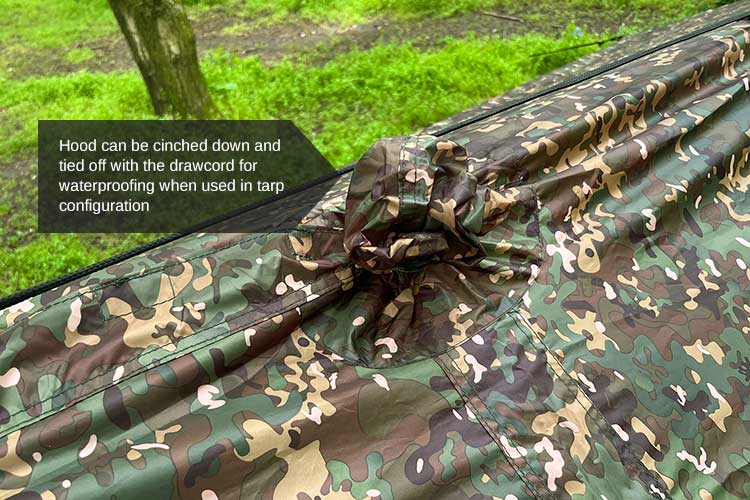 Load image into Gallery viewer, DD Hammocks Poncho Tarp - Multi Camo By DD Hammocks
