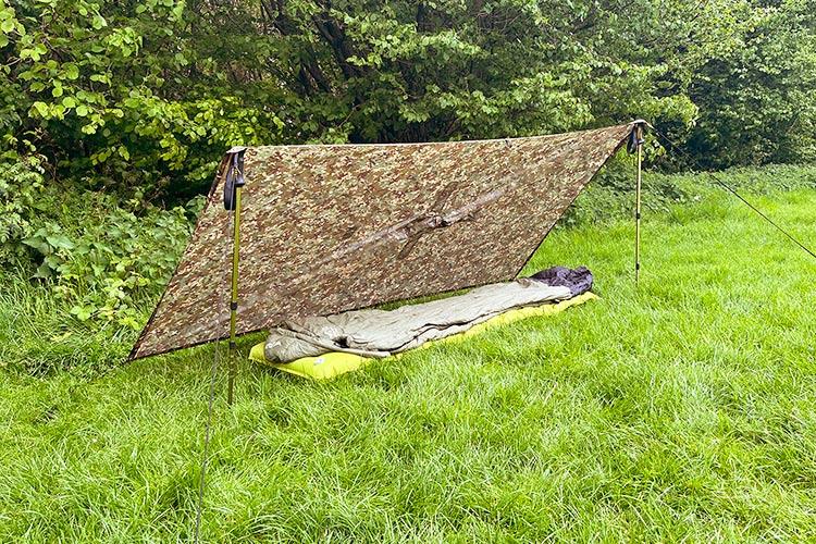Load image into Gallery viewer, DD Hammocks Poncho Tarp - Multi Camo By DD Hammocks
