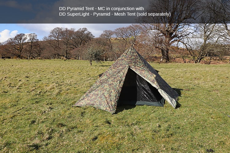 Load image into Gallery viewer, DD Hammocks Pyramid Tent - Multicamo By DD Hammocks
