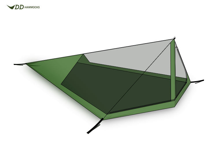 Load image into Gallery viewer, DD SuperLight - Bikepacker Mesh Tent By DD Hammocks
