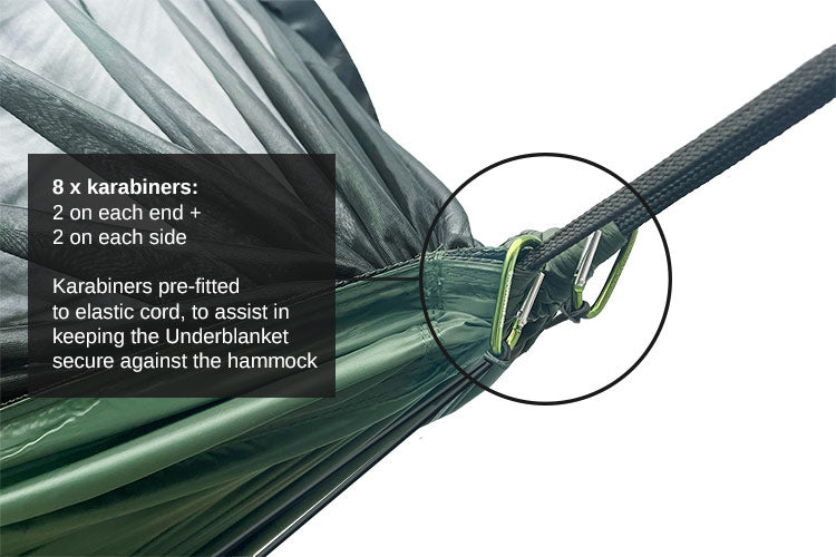 Load image into Gallery viewer, DD Hammock Underblanket XL - Olive Green By DD Hammocks
