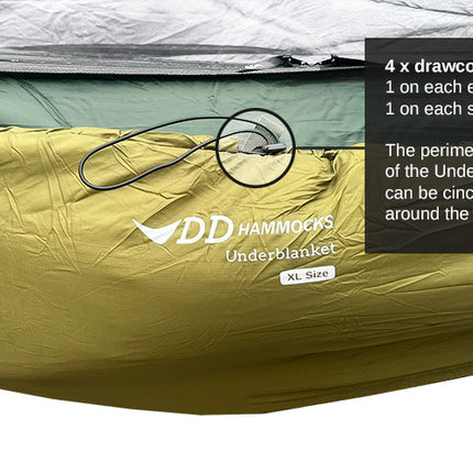 DD Hammock Underblanket XL - Olive Green By DD Hammocks