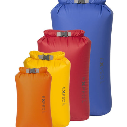 Exped Fold Dry Bag Bright 4pk Bright colours By Exped
