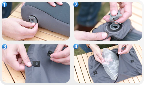 Load image into Gallery viewer, Flextail ZERO PILLOW-B Shape Inflatable Camping Air Pillow By Flextail Gear
