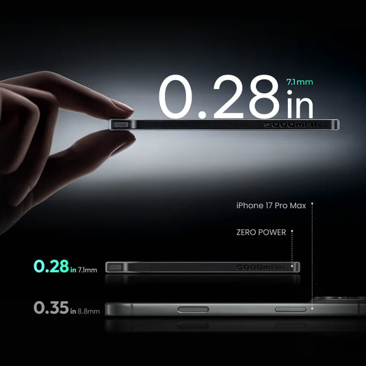 Flextail ZERO POWER 5,000C - The World's Lightest & Thinnest 5,000mAh Power Bank (85g) By Flextail Gear