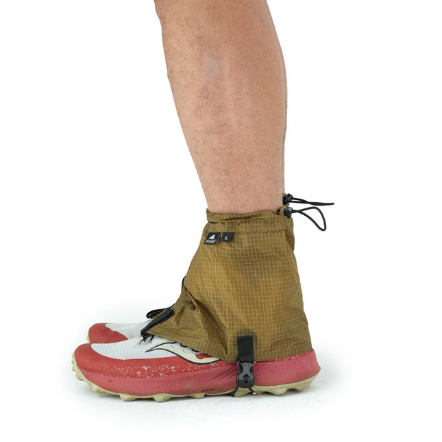 3Fulgear UltraLight Gaiters - Khaki Fits UK Shoe Size 4-8.50