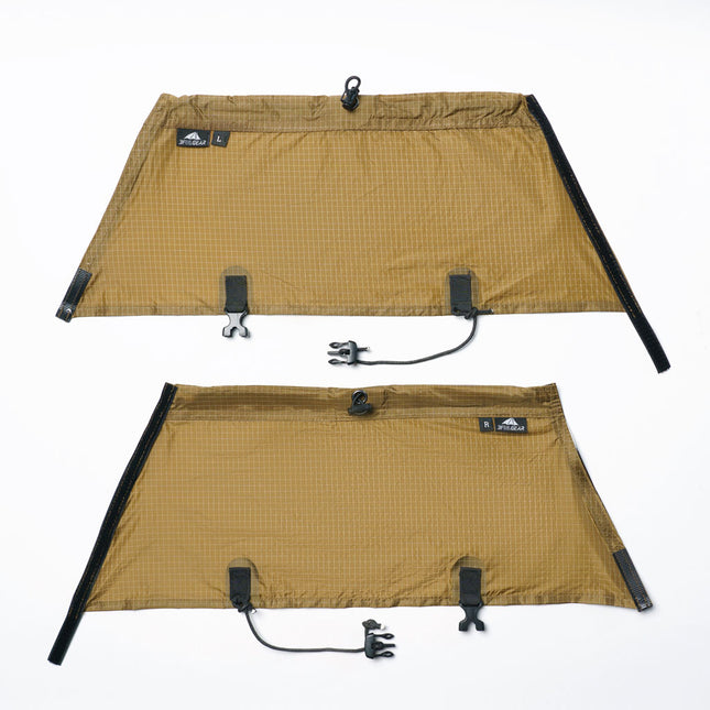3Fulgear UltraLight Gaiters - Khaki Fits UK Shoe Size 4-8.50