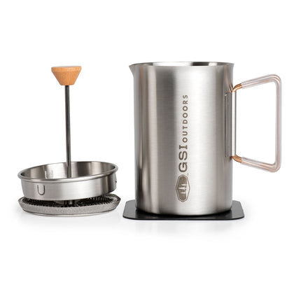 GSI Outdoors Glacier 20 fl oz. Stovetop Javapress + Boiler By GSI outdoors