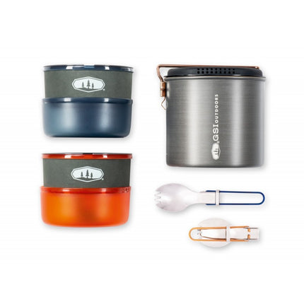 GSI Halulite Dualist Cook Set (Eco) Updated Version By GSI outdoors