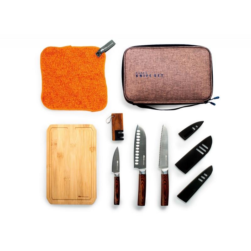 Load image into Gallery viewer, GSI Rakau Camping Knife Set By GSI outdoors
