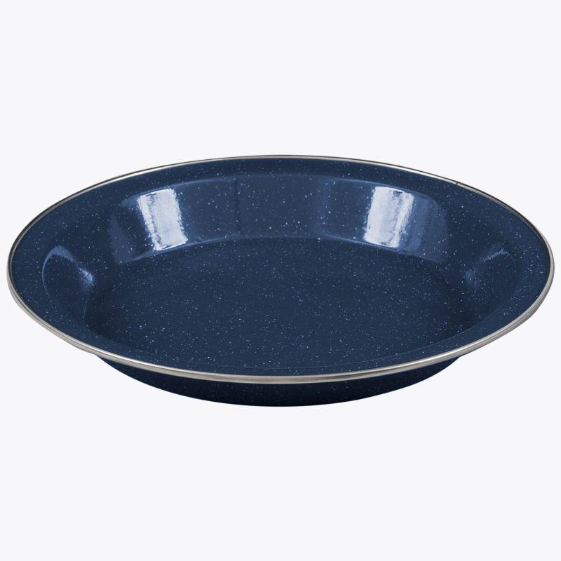 Load image into Gallery viewer, Highlander Deluxe Enamel Plate (Various Colours) Navy Blue By Highlander Outdoor
