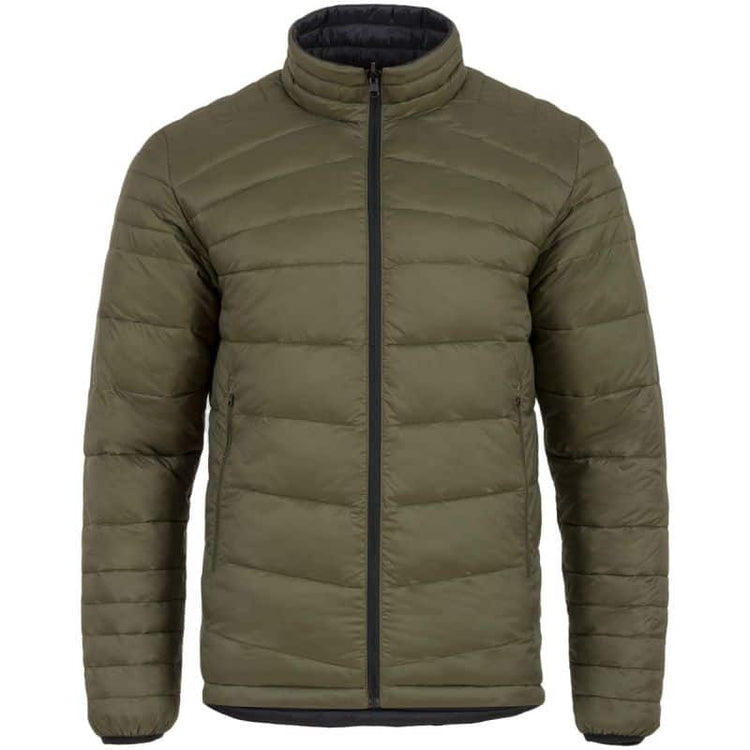 Highlander Reversible Down Jacket, Black and Olive (Various sizes) By Highlander Outdoor