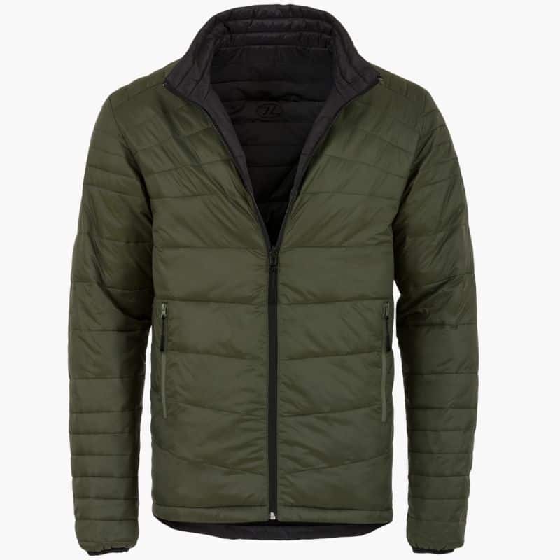 Load image into Gallery viewer, Highlander Reversible Down Jacket, Black and Olive (Various sizes) By Highlander Outdoor
