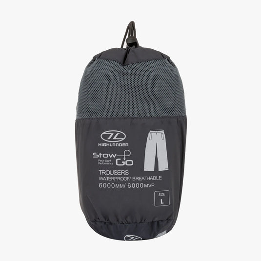 Highlander Stow and Go Trousers - Charcoal xxl By Highlander Outdoor