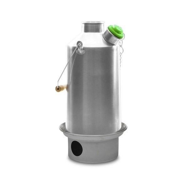 Load image into Gallery viewer, Kelly Kettle Base Camp 1.6 ltr (Stainless Steel) + Whistle By Kelly Kettle
